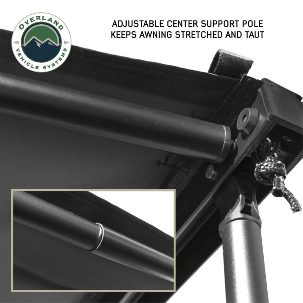 XD Nomadic Self-Deploying 90 Degree Awning with Lights & Black Out Fabric Universal