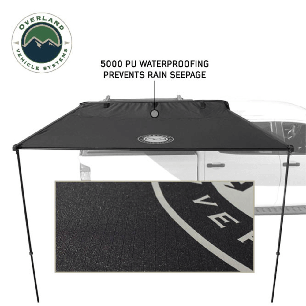 XD Nomadic Self-Deploying 90 Degree Awning with Lights & Black Out Fabric Universal