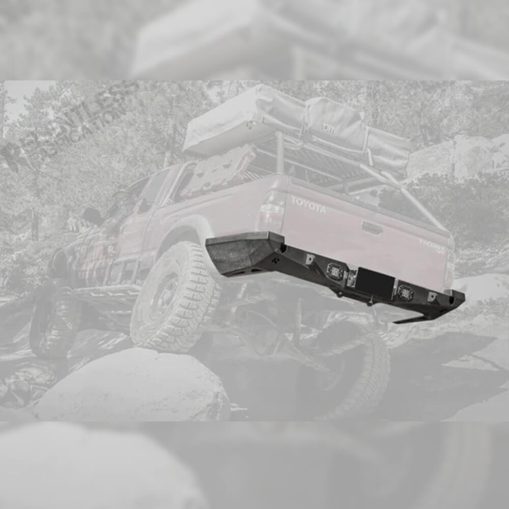 Wrap Around Rear Plate Bumper Fits 1996-2004 Toyota Tacoma